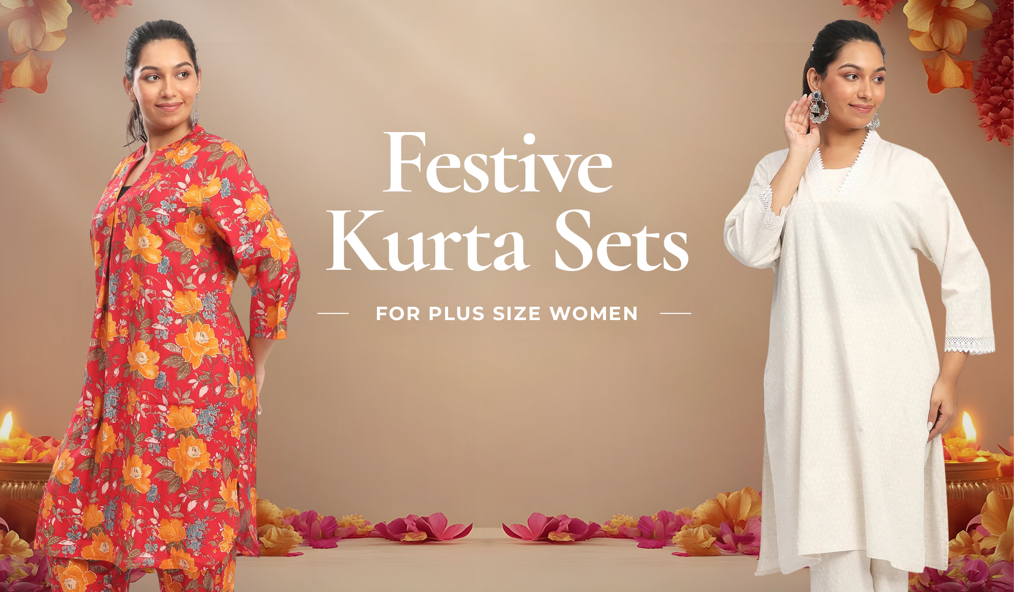 Festive Kurta Sets for Plus SIze Women