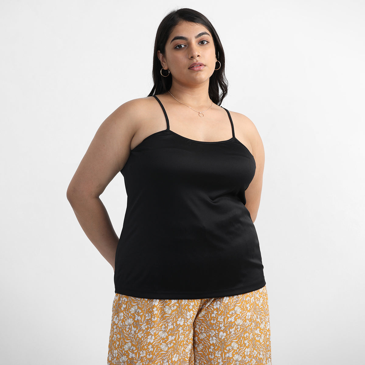 Plus Size Black Camisole