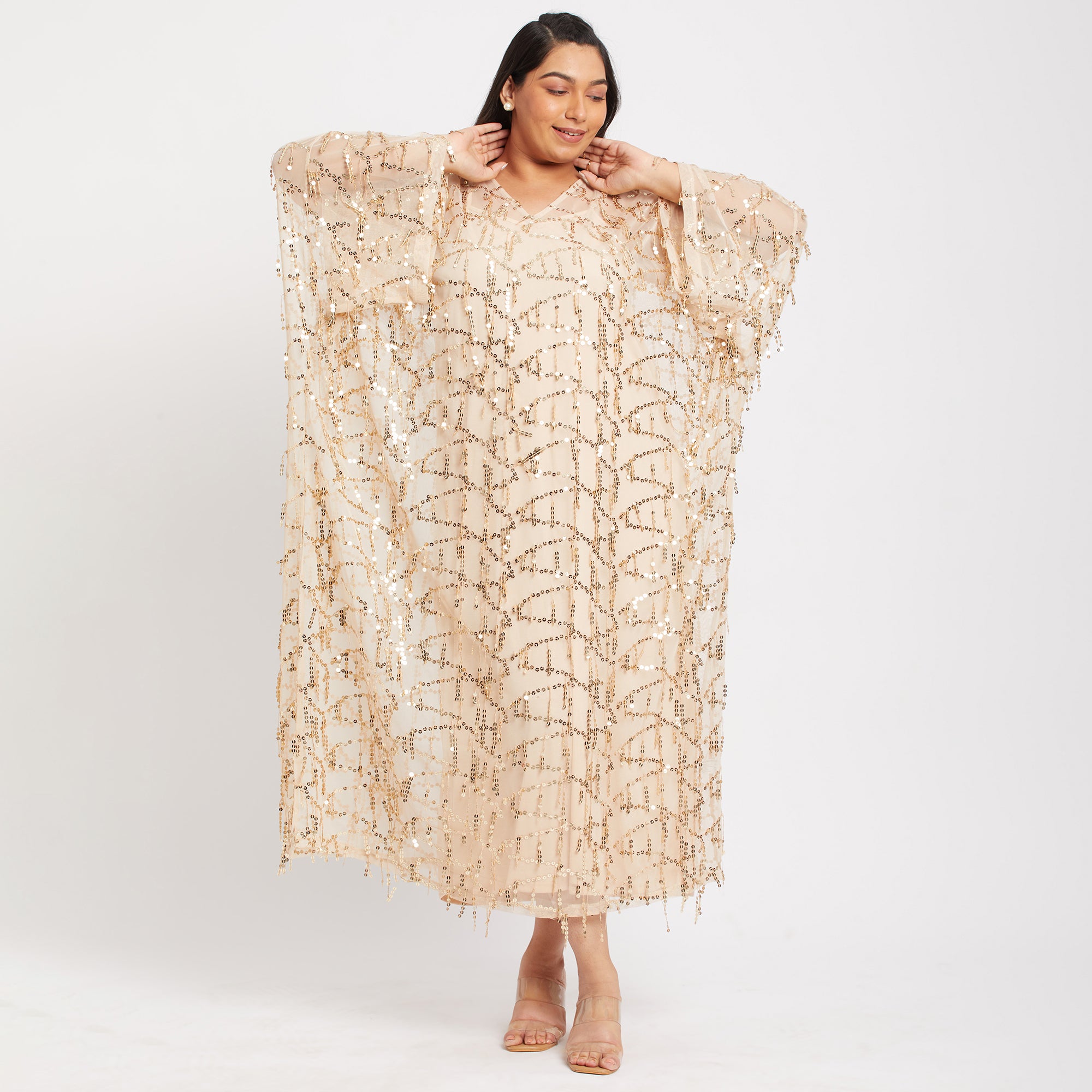 Festive Sequins Kaftan