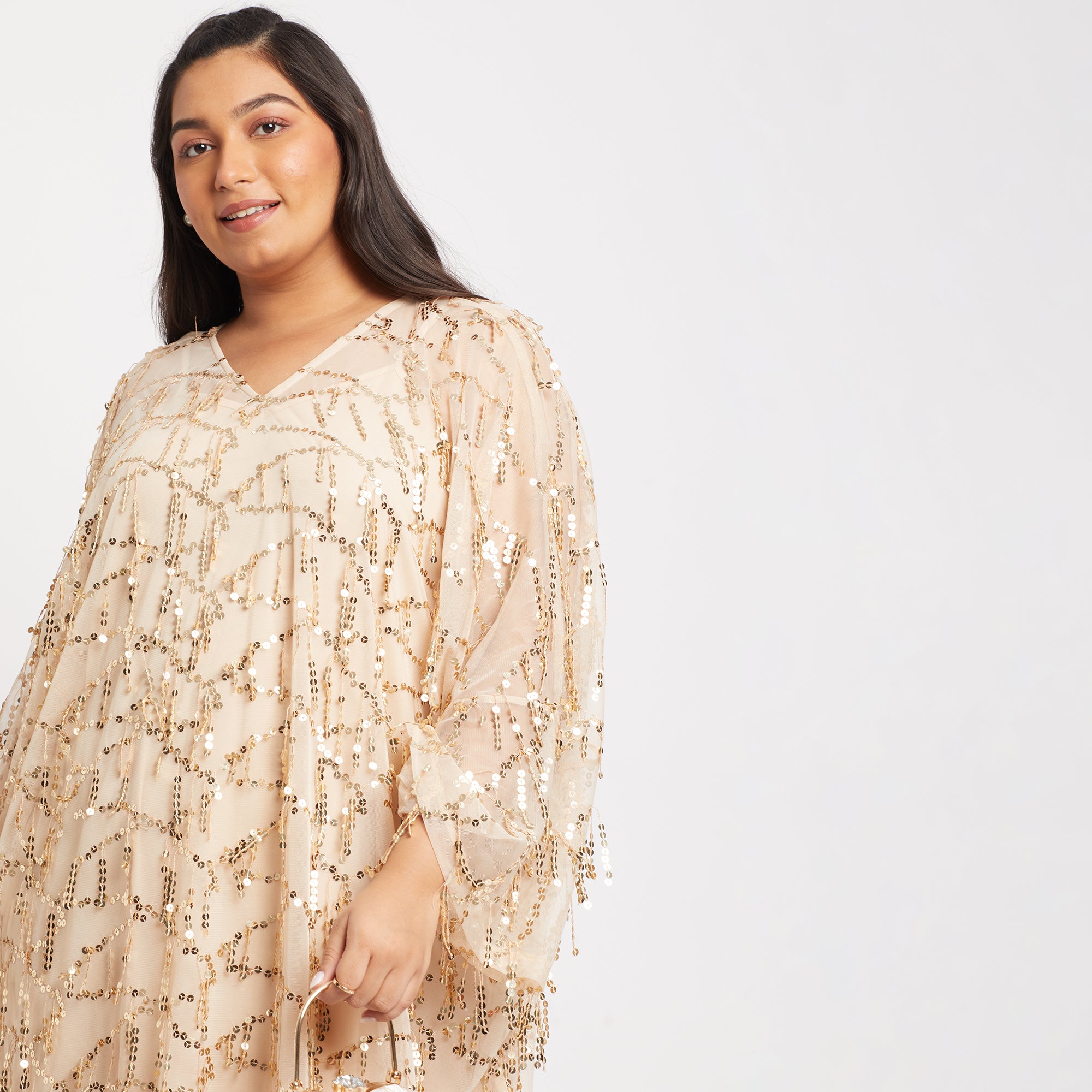 Festive Sequins Kaftan