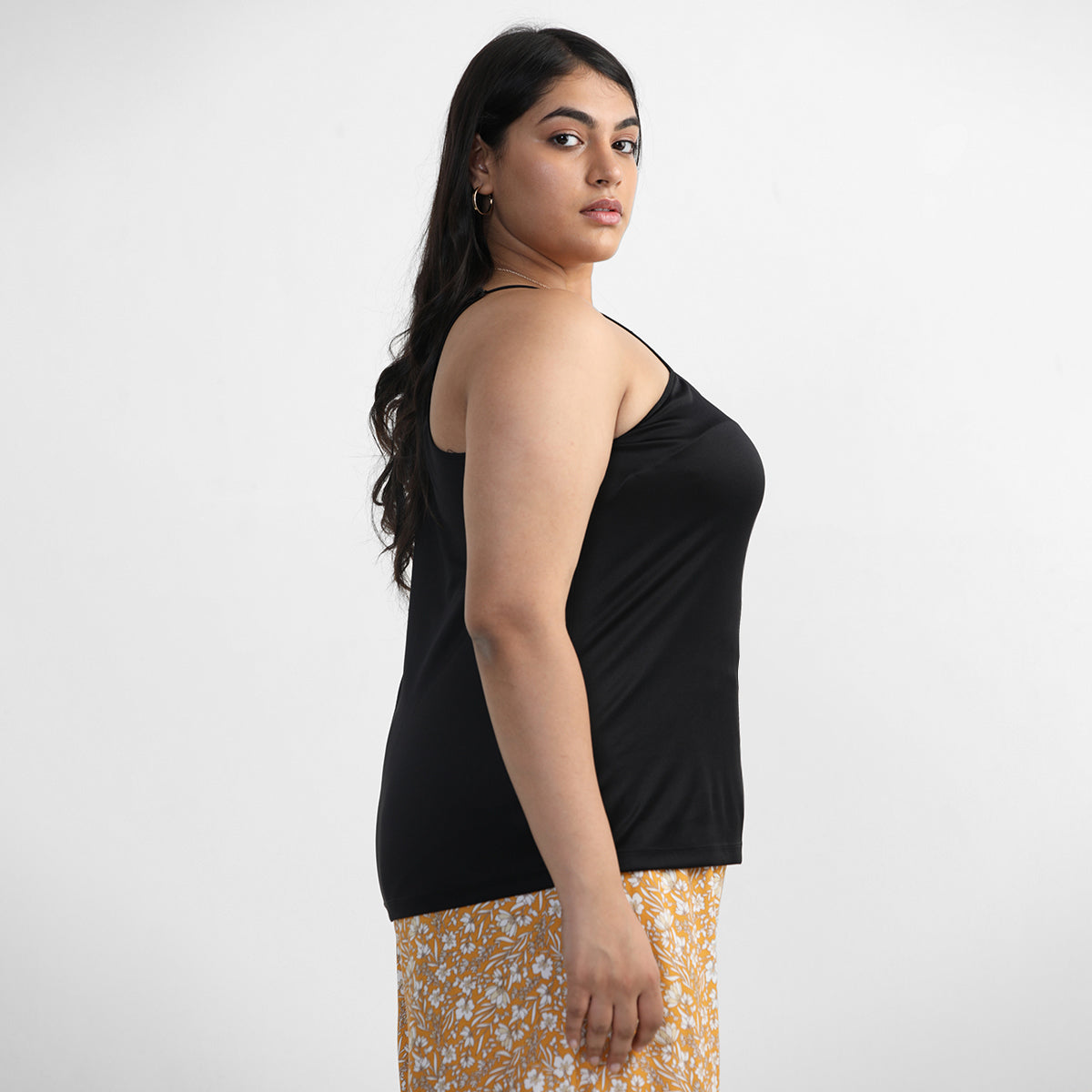 Plus Size Black Camisole