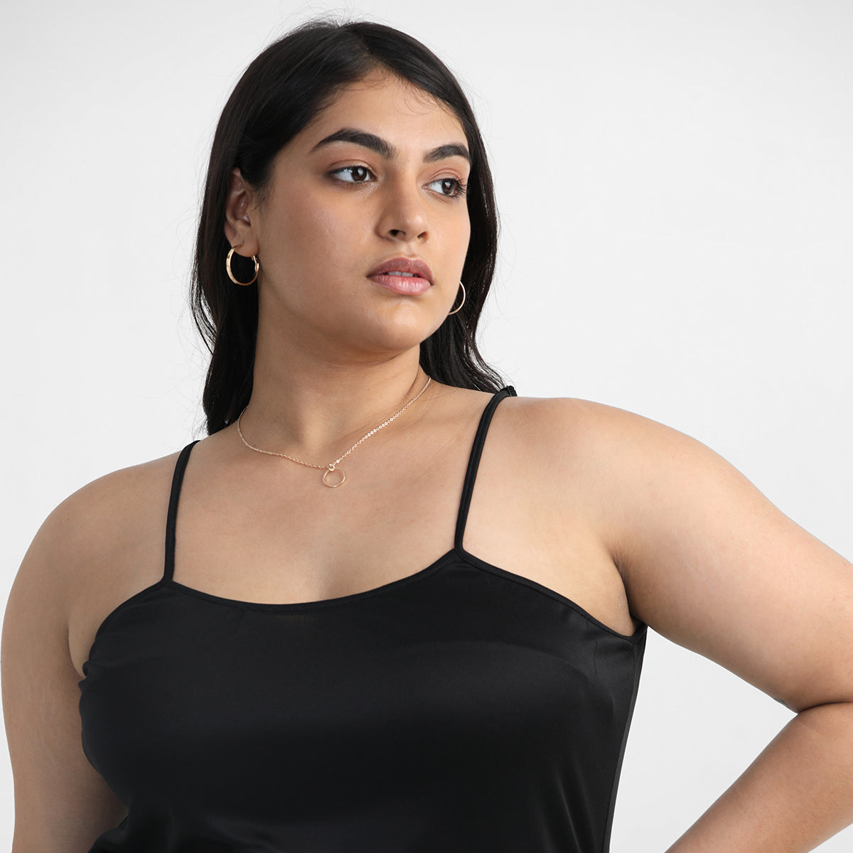 Plus Size Black Camisole