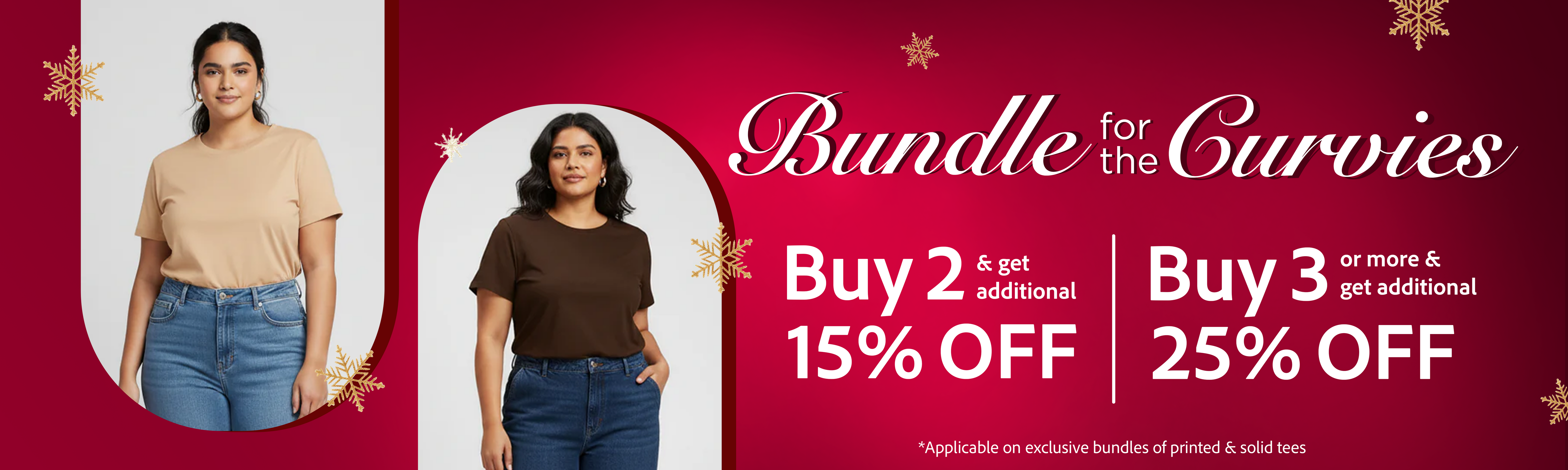 Combo bundle Offer for Solid T-shirts