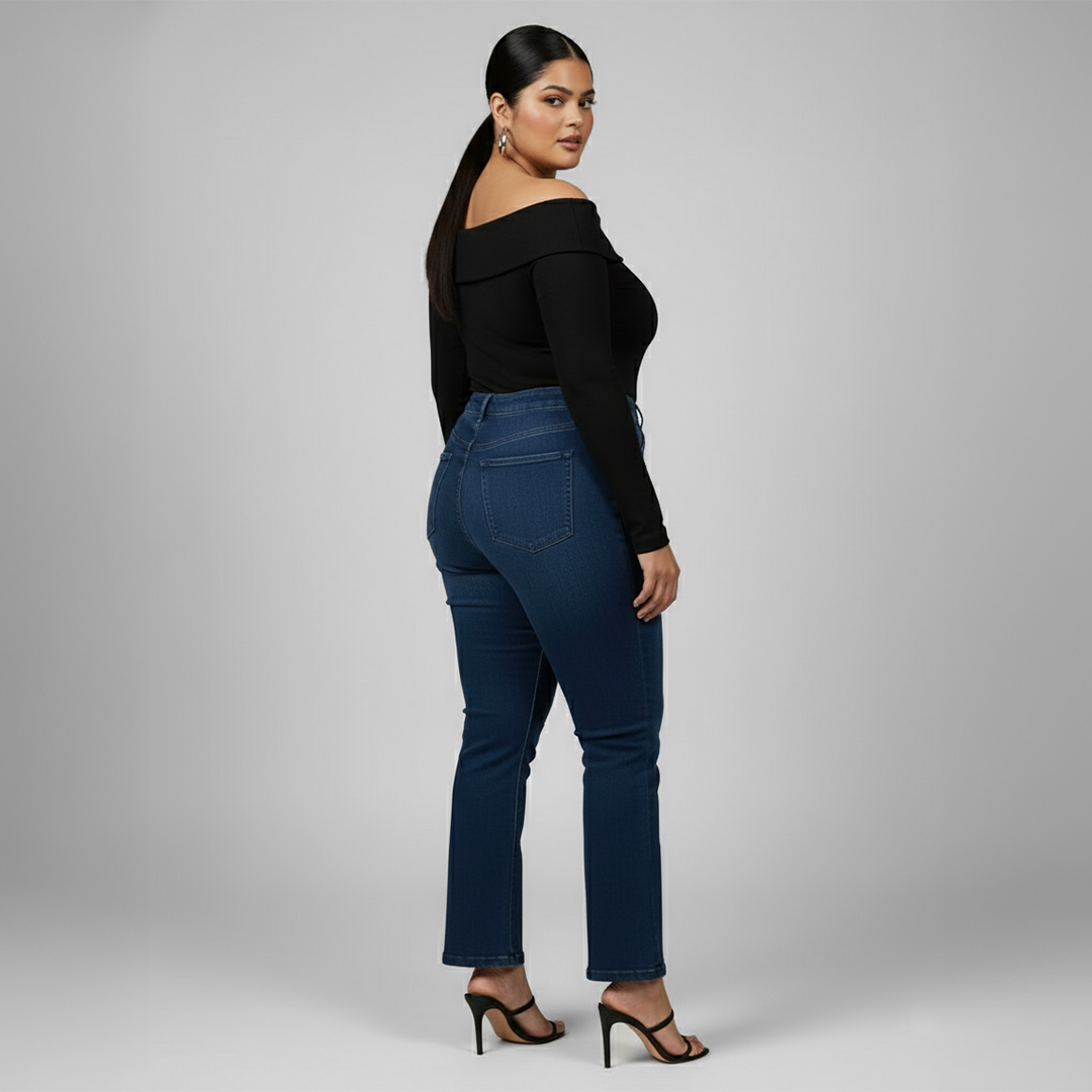 Black Glitter Knit Off-Shoulder Top