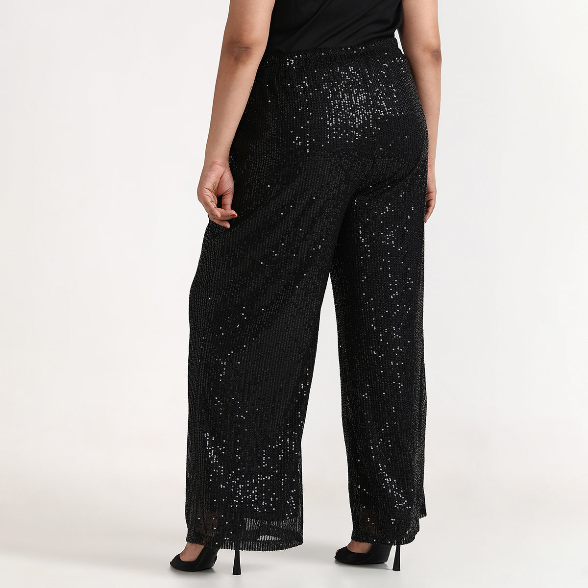 Plus Size – Black – Sequin Bottom – by CALAE | Sizes Available L to 7XL